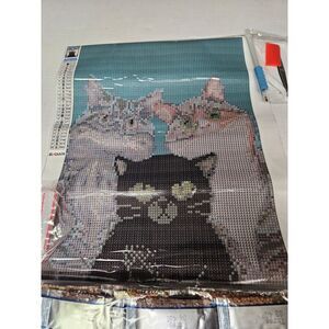 Diamond Painting‎ Three Cats New Kit